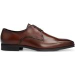 Reduzierte Braune Business HUGO BOSS BOSS Derby Schuhe mit Schnürsenkel für Herren Größe 39,5 