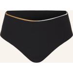 Schwarze HUGO BOSS BOSS High Waist Bikinihosen aus Polyamid für Damen Größe S 