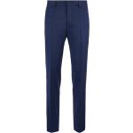 Reduzierte Blaue HUGO BOSS BOSS Businesskleidung mit Reißverschluss aus Wolle für Herren Größe XL Weite 28 