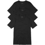 BOSS Hugo 3er P. V-T-Shirt, Unterhemd „V-Neck“- Vorteilspack akt. Kollektion (M, Schwarz)
