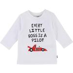 Weiße Langärmelige HUGO BOSS BOSS Printed Shirts für Kinder & Druck-Shirts für Kinder für Babys Größe 86 