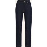 Marineblaue HUGO BOSS BOSS Slim Fit Jeans mit Reißverschluss aus Baumwolle für Damen Größe S 