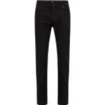 Schwarze HUGO BOSS BOSS Delaware Bio Slim Fit Jeans mit Reißverschluss aus Baumwolle für Herren 