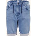Blaue HUGO BOSS BOSS Jeans-Shorts aus Denim für Herren für den für den Sommer 