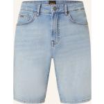 Blaue HUGO BOSS BOSS Maine Jeans-Shorts aus Baumwolle für Herren für den für den Sommer 