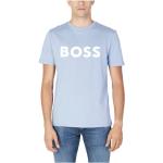 Blaue HUGO BOSS BOSS T-Shirts aus Baumwolle für Herren Größe XXL für den für den Herbst 