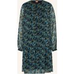 Reduzierte Olivgrüne Langärmelige HUGO BOSS BOSS Langarmkleider mit Glitzer aus Polyester für Damen Größe XS 