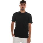 Reduzierte Schwarze Kurzärmelige HUGO BOSS BOSS Black Rundhals-Ausschnitt T-Shirts aus Baumwolle enganliegend für Herren Größe L 
