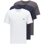 Bunte Unifarbene Kurzärmelige HUGO BOSS BOSS Rundhals-Ausschnitt Kurzarm-Unterhemden aus Jersey für Herren Größe XXL 3-teilig 