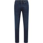 Marineblaue Tapered Jeans aus Baumwollmischung für Herren 
