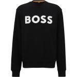 Schwarze Casual HUGO BOSS Boss Orange Rundhals-Ausschnitt Herrensweatshirts 