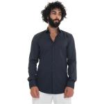 Reduzierte Blaue HUGO BOSS BOSS Slim Fit Hemden aus Polyamid für Herren Größe 3 XL 