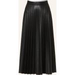 Reduzierte Schwarze HUGO BOSS BOSS Festliche Röcke mit Reißverschluss aus Kunstleder für Damen Größe S 