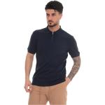 Reduzierte Blaue HUGO BOSS BOSS Herrenpoloshirts & Herrenpolohemden mit Reißverschluss aus Baumwolle Größe 3 XL 