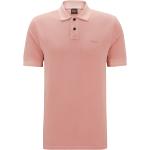 Pinke Kurzärmelige HUGO BOSS BOSS Nachhaltige Herrenpoloshirts & Herrenpolohemden mit Knopf aus Baumwolle Größe 4 XL 