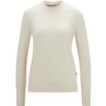 Weiße HUGO BOSS BOSS Kaschmir-Pullover für Damen Größe L für den für den Herbst 