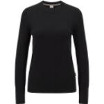 Schwarze HUGO BOSS BOSS Kaschmir-Pullover für Damen Größe M für den für den Herbst 