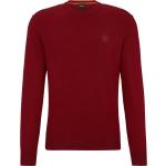 Reduzierte Rote Langärmelige HUGO BOSS BOSS Kaschmir-Pullover aus Wolle für Herren Übergrößen 