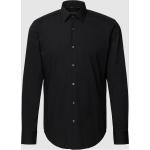 Schwarze HUGO BOSS BOSS Kentkragen Hemden mit Kent-Kragen aus Baumwolle für Herren für den für den Frühling 