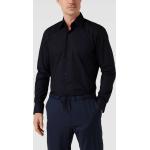 Reduzierte Marineblaue HUGO BOSS BOSS Kentkragen Hemden mit Kent-Kragen aus Baumwolle für Herren 