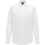 Weiße Gestreifte HUGO BOSS BOSS Regular Fit Hemden für Herren Größe S 