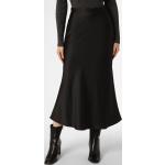 Reduzierte Schwarze Unifarbene Business HUGO BOSS BOSS Midi Slip Skirts & Satinröcke aus Satin für Damen Größe M 