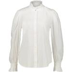 Weiße Casual Langärmelige HUGO BOSS BOSS Stehkragen Festliche Blusen Handwäsche für Damen Größe XS für den für den Frühling 