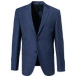 Blaue Melierte HUGO BOSS BOSS Businesskleidung aus Wolle für Herren Übergröße 