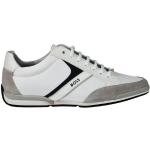 BOSS »Saturn Low Top« Sneaker mit Markenlogos, weiß, 124 open white