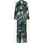 Petrolfarbene HUGO BOSS BOSS Pyjamas lang aus Viskose für Damen Größe S 