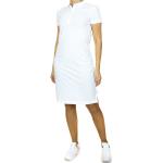 Weiße Bestickte Sportliche HUGO BOSS BOSS Shirtkleider für Damen Größe S 
