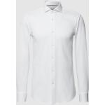 Weiße HUGO BOSS BOSS Kentkragen Hemden mit Kent-Kragen aus Baumwollmischung für Herren für den für den Frühling 