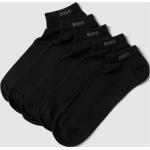 Schwarze Unifarbene HUGO BOSS BOSS Black Herrensneakersocken & Herrenfüßlinge aus Baumwollmischung Größe 39 5-teilig 