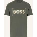 Dunkelgrüne HUGO BOSS BOSS T-Shirts für Herren Übergrößen 