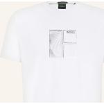 Silberne HUGO BOSS BOSS T-Shirts aus Baumwolle für Herren Größe 3 XL 