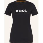 Schwarze HUGO BOSS BOSS T-Shirts aus Baumwolle für Damen Größe M 