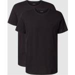 Schwarze Unifarbene HUGO BOSS BOSS T-Shirts aus Baumwolle für Herren Größe S 2-teilig für den für den Sommer 