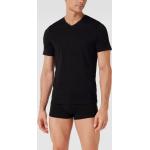 Schwarze HUGO BOSS BOSS Black V-Ausschnitt T-Shirts aus Baumwolle für Herren Größe L 3-teilig 