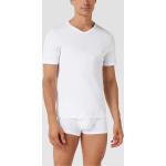 Weiße HUGO BOSS BOSS V-Ausschnitt T-Shirts aus Baumwolle für Herren Größe XL 3-teilig 