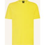 Reduzierte Gelbe HUGO BOSS BOSS T-Shirts aus Baumwolle für Herren Übergrößen 