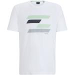 Weiße Kurzärmelige HUGO BOSS BOSS Nachhaltige T-Shirts aus Jersey für Herren Größe 4 XL 