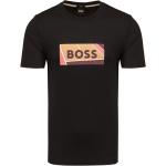 Reduzierte Schwarze HUGO BOSS BOSS T-Shirts aus Baumwolle für Herren Größe XXL 