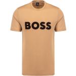Reduzierte Beige HUGO BOSS BOSS T-Shirts aus Baumwolle für Herren Größe M 