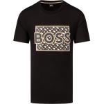 Reduzierte Schwarze HUGO BOSS BOSS T-Shirts aus Baumwolle für Herren Größe L 