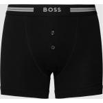Schwarze Unifarbene HUGO BOSS BOSS Herrenschlafanzüge & Herrenpyjamas aus Baumwolle Größe M 