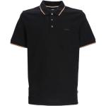 Schwarze Elegante HUGO BOSS BOSS Black Herrenpoloshirts & Herrenpolohemden Größe 4 XL 