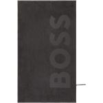 Schwarze HUGO BOSS Boss Home Strandtücher aus Baumwolle 100x180 