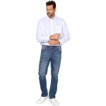 Reduzierte Blaue Straight Leg Jeans aus Denim für Herren Größe 5 XL Große Größen 
