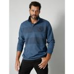 Reduzierte Blaue Unifarbene Langärmelige Herrensweatshirts Größe 3 XL für den für den Herbst 