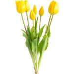 Gelbe Runde Künstliche Tulpen 